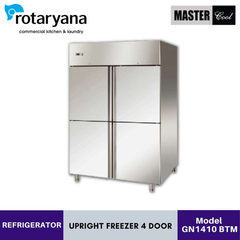 Jual Upright Freezer 4 Pintu 2 Section Model GN 1410 BTM Brand