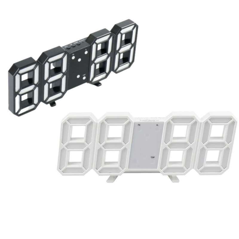 Jual Jam Meja Lampu LED Digital Clock Jam Alarm Hias Plus Fitur Suhu