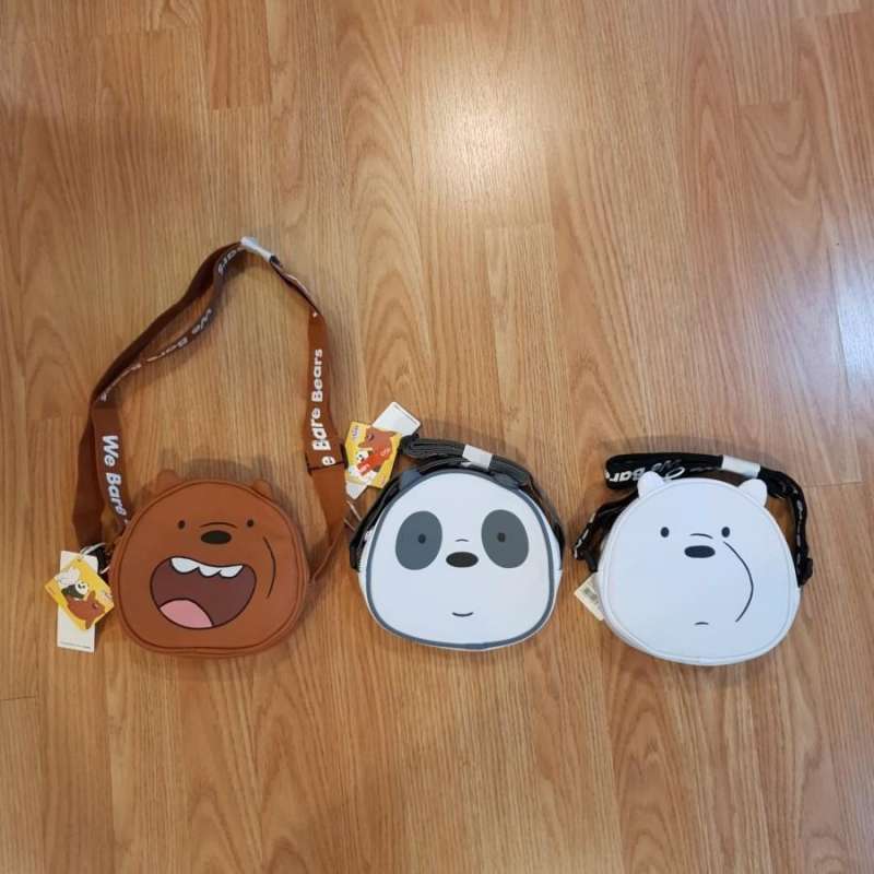 Jual We Bare Bears Crossbody Bag Tas Selempang We Bare Bears Miniso