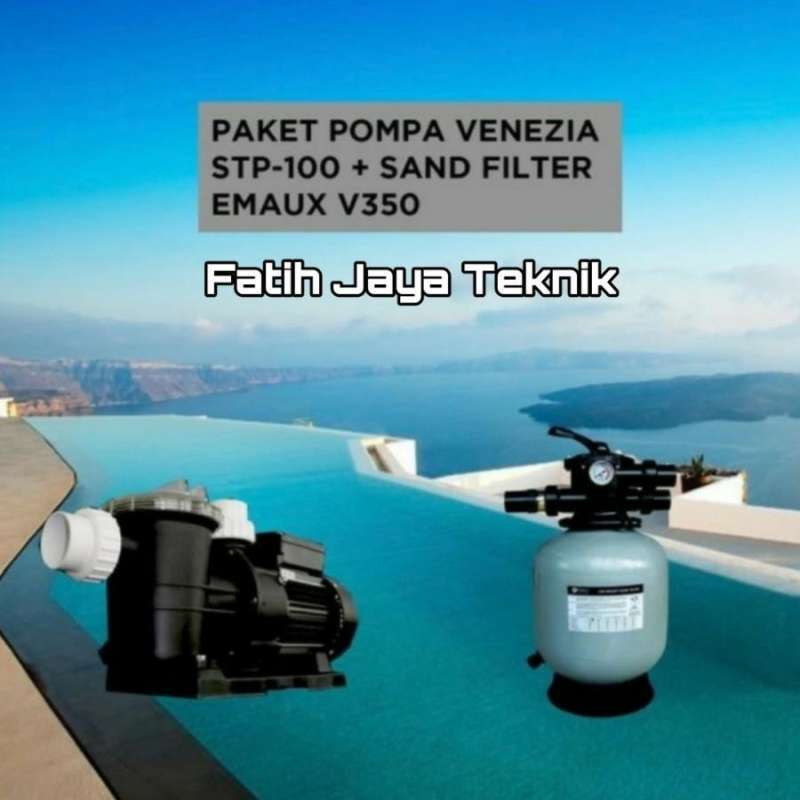 Jual Mesin Filter Air Kolam Renang 1 Hp Venezia Stp100 Sand Filter Air
