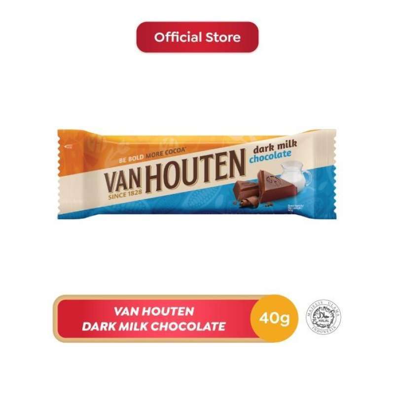 Jual Van Houten Dark Milk Chocolate 40 g di Seller All in One