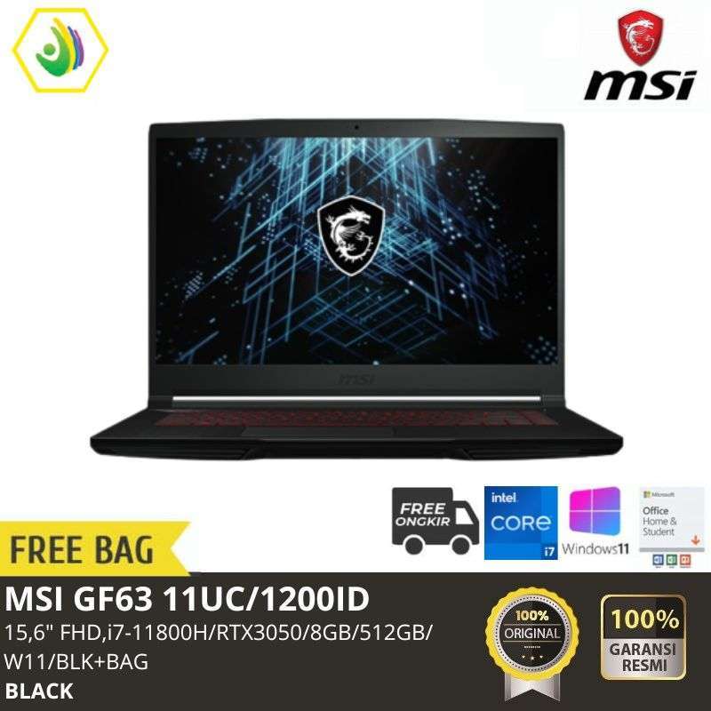 ゲーミングノートPC msi gf63-11uc-4027jp msi ノートパソコン GF63