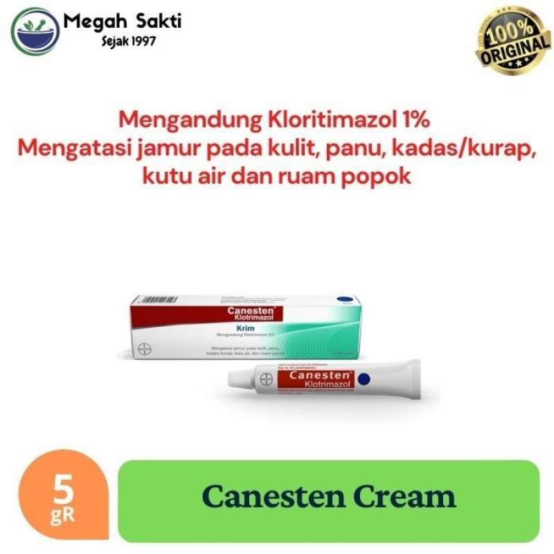 Jual Canesten Cream anti jamur 5 gram di Seller Megah Sakti Pharmacy