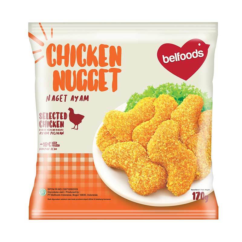 √ Belfoods Mt Chicken Nugget [170 G] Terbaru September