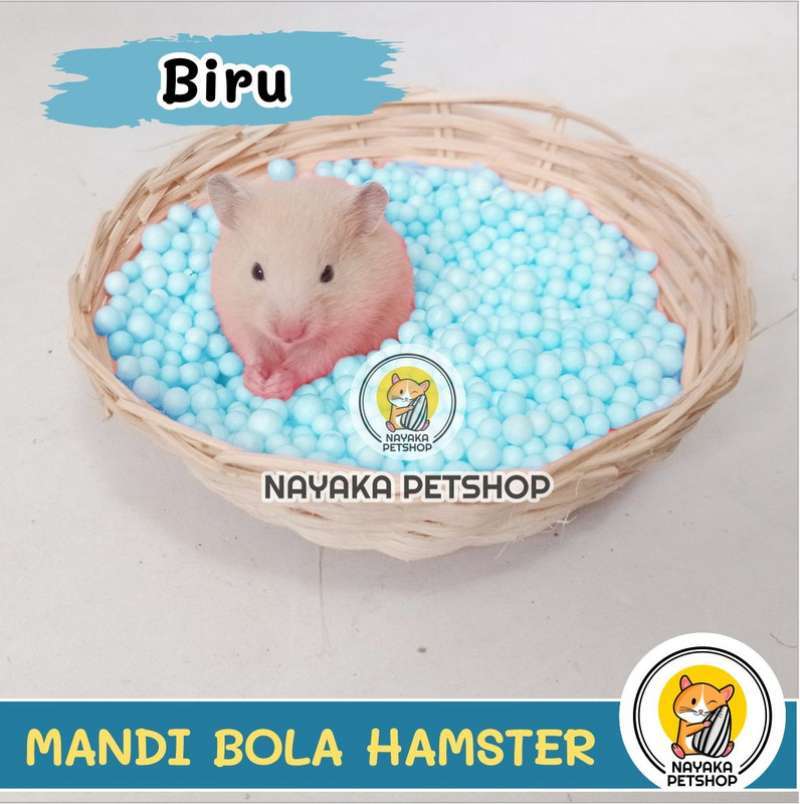 Jual Mandi Bola Mainan Hamster Sterofoam Butiran Foam Beads Warna Warni