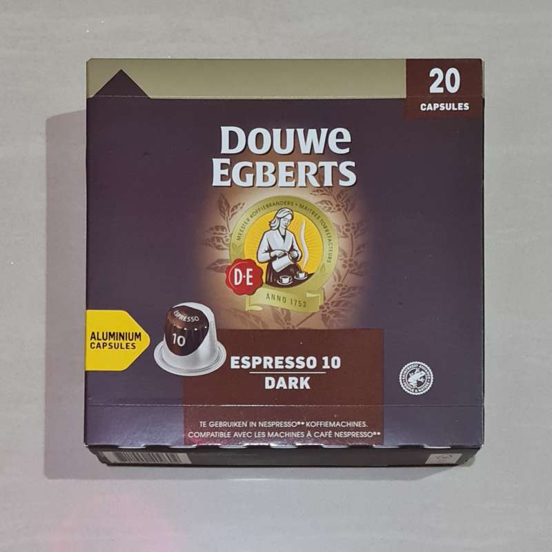 Jual Douwe Egberts Espresso 10 Dark 20 Aluminium Coffee Capsules di
