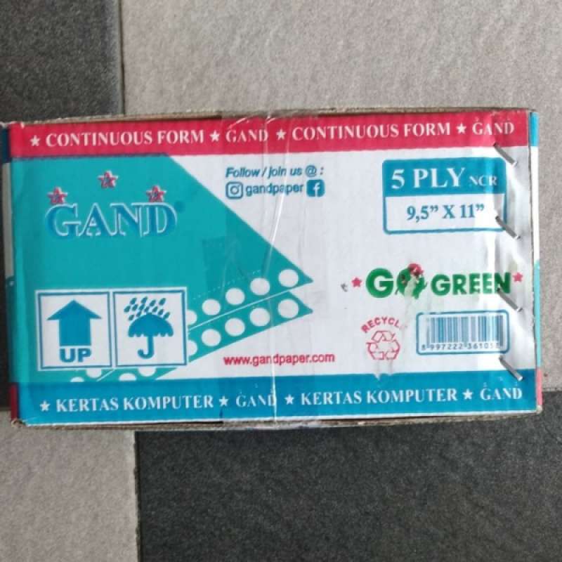 Promo Kertas Continus Form 5ply/ukuran 9.5x 11/harga Perdus Diskon 15% ...