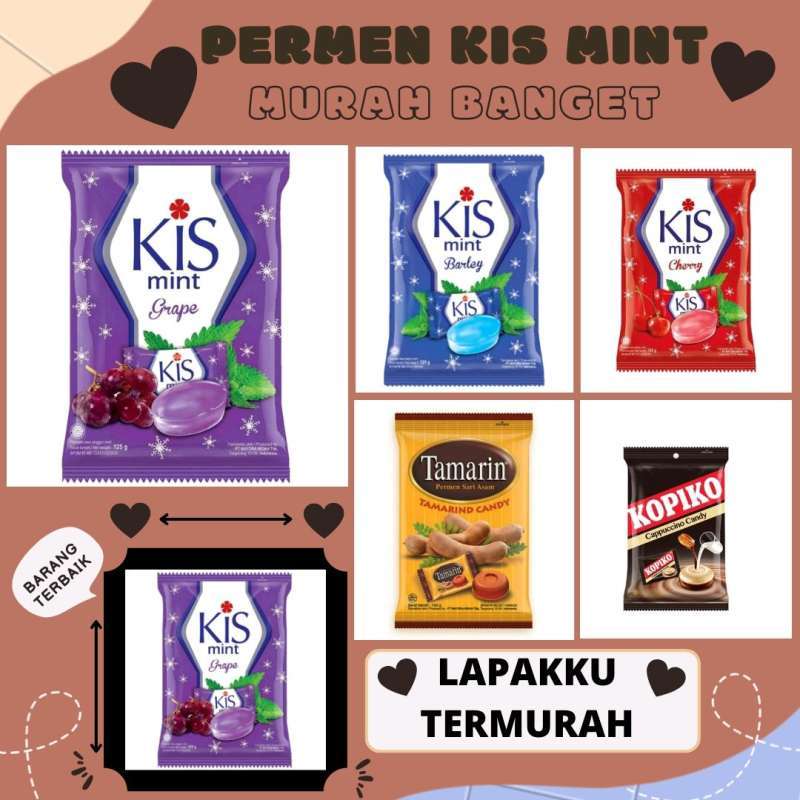 Promo PERMEN CANDY 3 BUNGKUS 150 PCS ANEKA VARIAN / PERMEN CANDY MURAH
