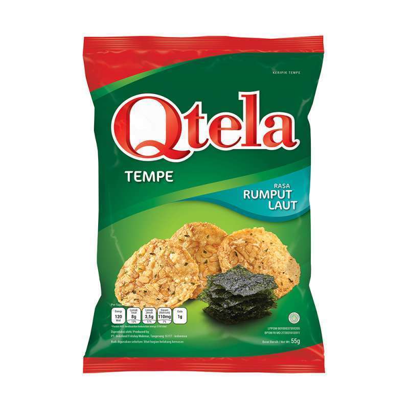 Promo Qtela Tempe Snack Rasa Rumput Laut [55 Gr] Diskon 2% Di Seller ...