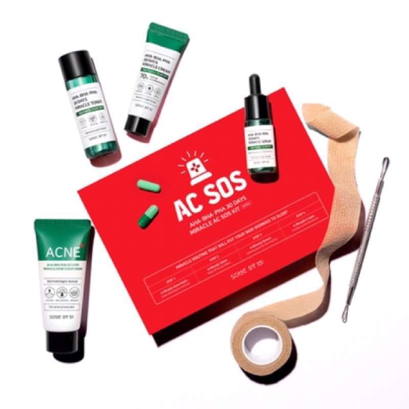 Jual Some By Mi Aha Bha Pha 30days Miracle Ac Sos Kit Original Somebymi ...