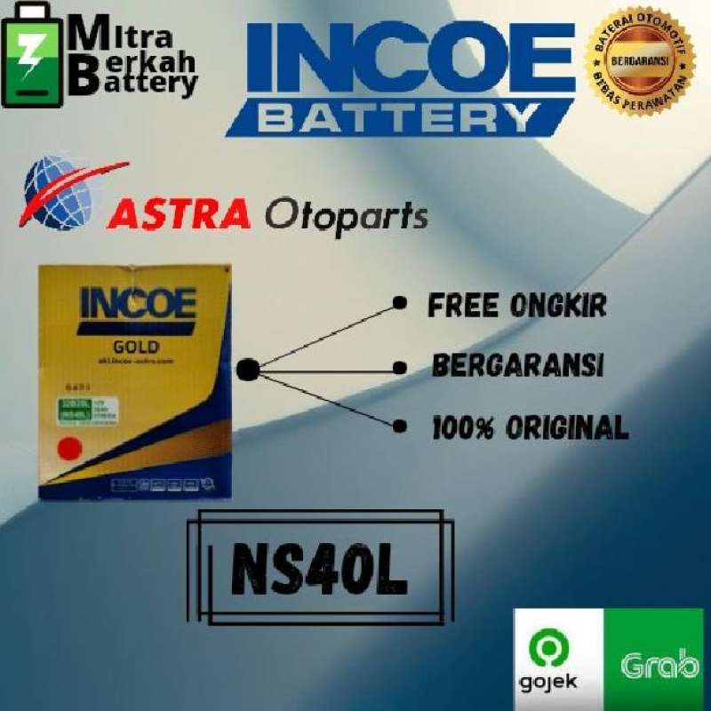 Jual AKI BASAH MOBIL SIGRA NS40L INCOE GOLD di Seller Mitra Berkah