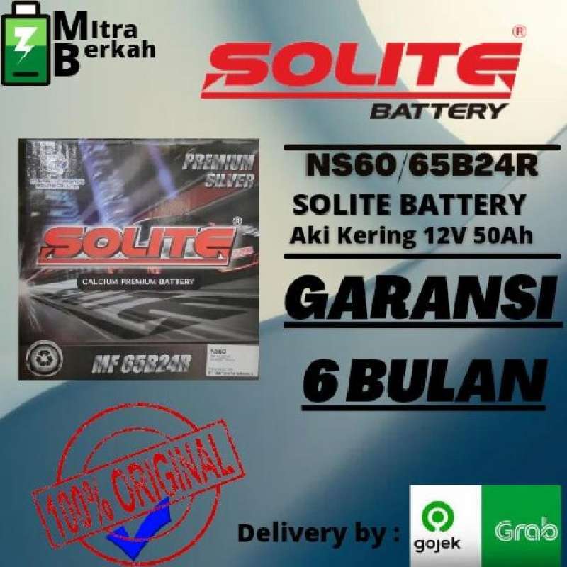 Jual AKI KERING MOBIL SWIFT NS60 SOLITE BATTERY di Seller Mitra Berkah