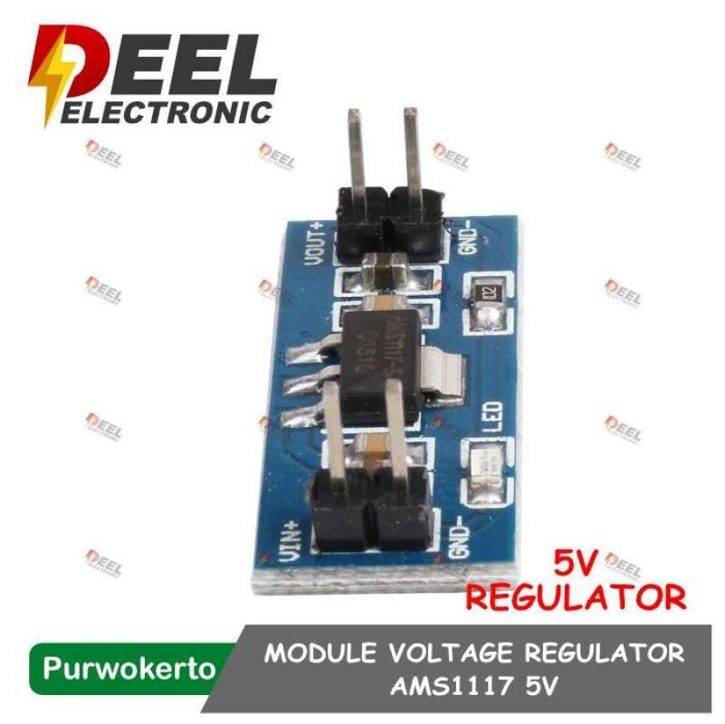 Jual REGULATOR STEPDOWN AMS1117 5V MODULE VOLTAGE REGULATOR PSU ADAPTER