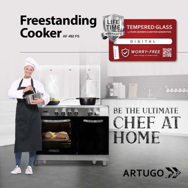 Jual ARTUGO FREESTANDING COOKER AF 492 FS [SEMARANG] di Seller Alaska