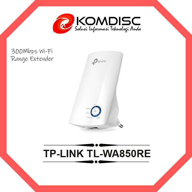 Jual TPLINK TLWA850RE 300Mbps Universal Wifi Range Extender di Seller