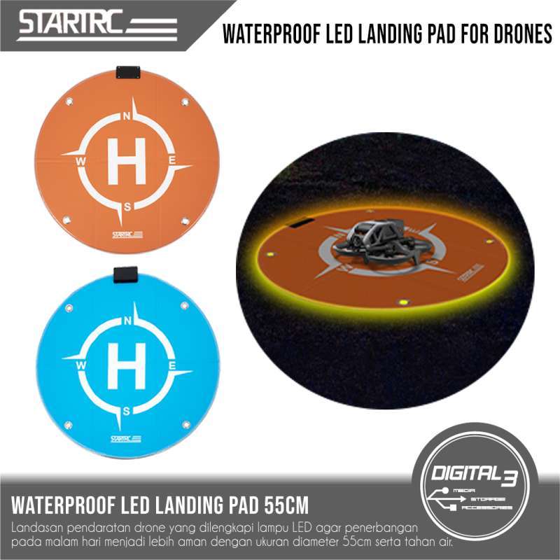 Jual STARTRC 55CM LED Foldable Landing Pad DJI FPV Mini 2 3 Mavic air 2
