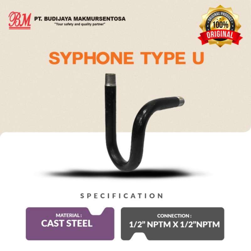 Promo Syphon/Sifon U Cast Steel 1/2 x 1/2 Diskon 22 di Seller Odettee