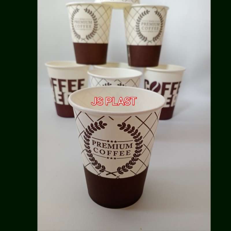 Promo Paper Cup 8oz / 9oz Motif / Gelas Kertas Kopi Tahan Panas 240ml ...
