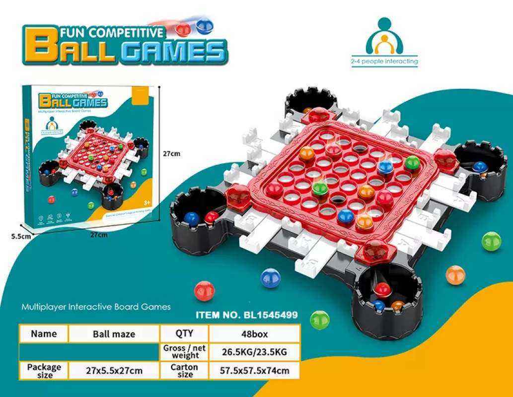 Jual Kado Mainan Edukasi Keluarga Fun Competitive Ball Board Games di