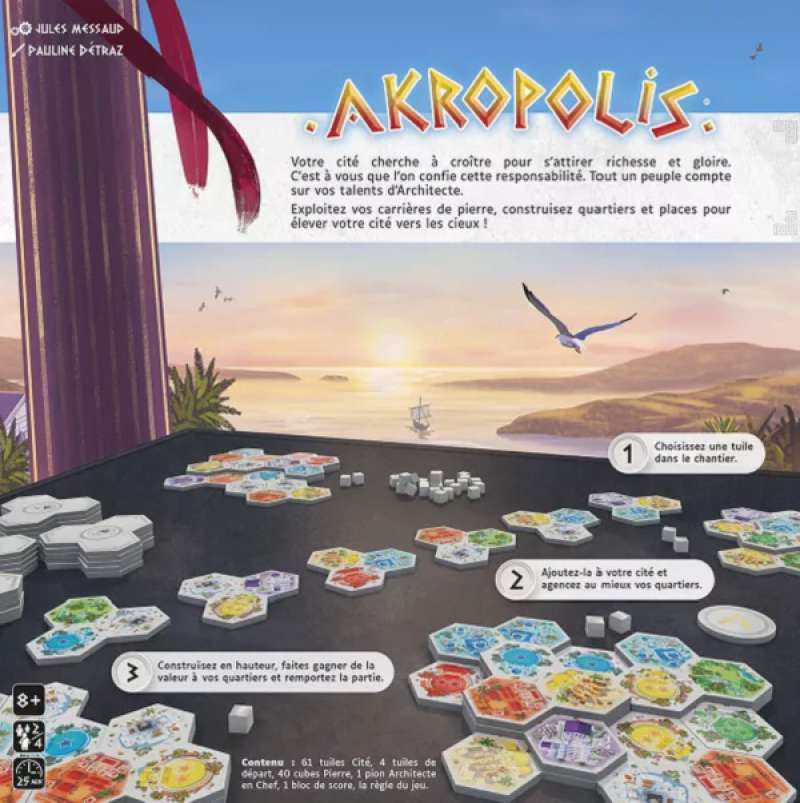 Akropolis - gioco da tavolo strategico per tutta la famiglia