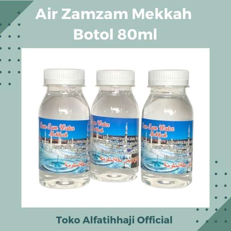Jual Air Zamzam 80ml Botol / Oleh Oleh Haji Umroh Cimahi Di Seller Toko ...