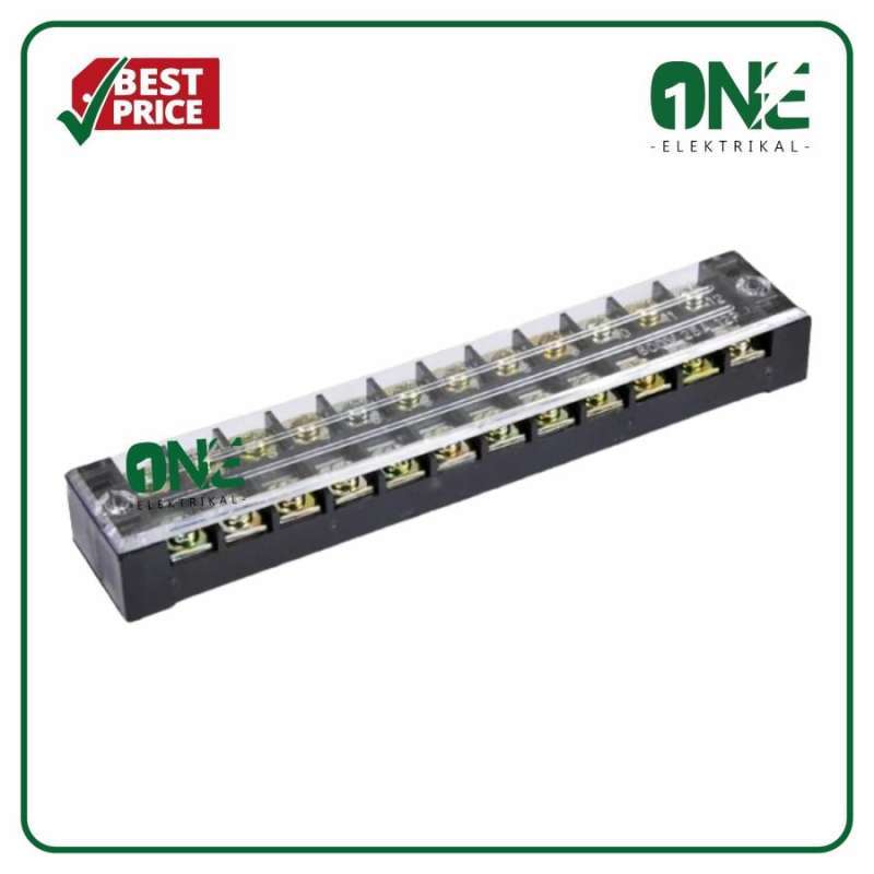 Jual Terminal Blok kabel 25A x 12Pole Terminal Block TB2512 di Seller ...