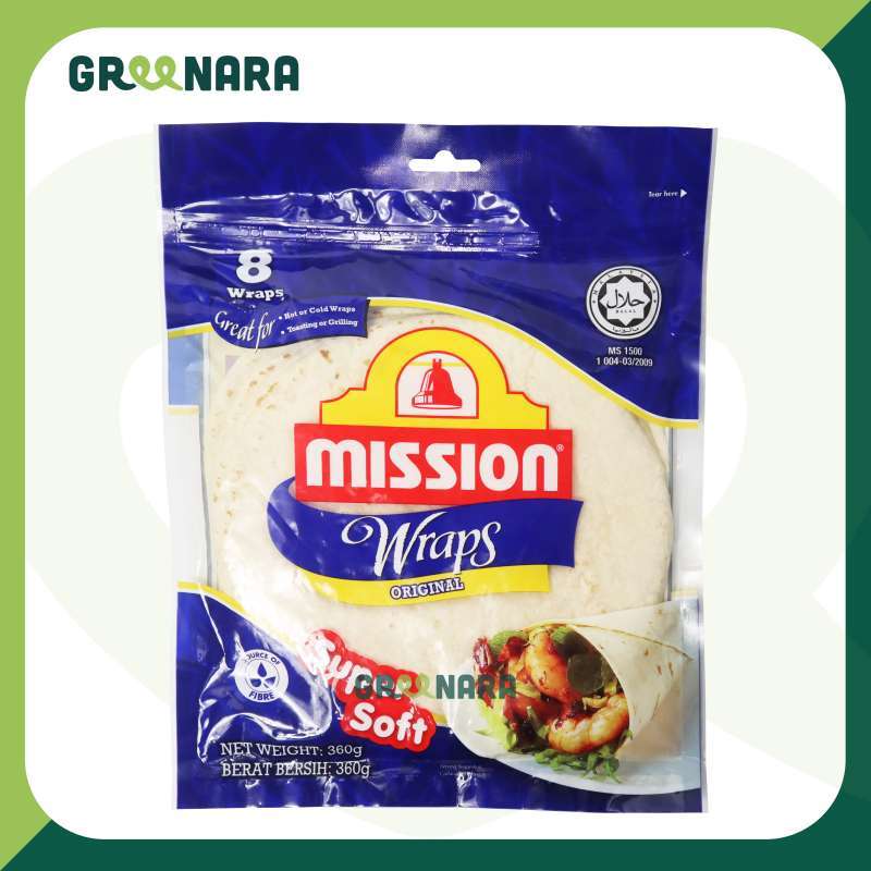 Jual Mission Wraps Tortilla Original 360gr / Kulit Kebab di Seller