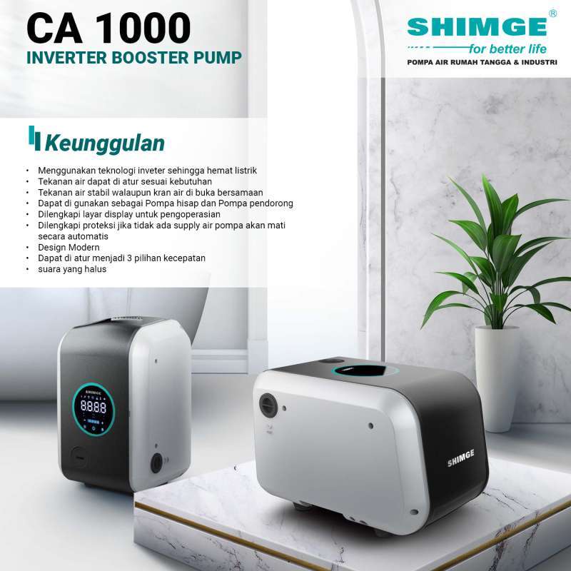 Jual Shimge Inverter Booster Pump CA 1000 di Seller Shimge Indonesia ...