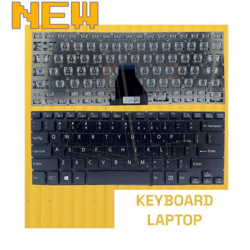 Jual Laptop Keyboard SVF14A15CX 149238221US 9Z.NABBQ.001 Keyboard Black