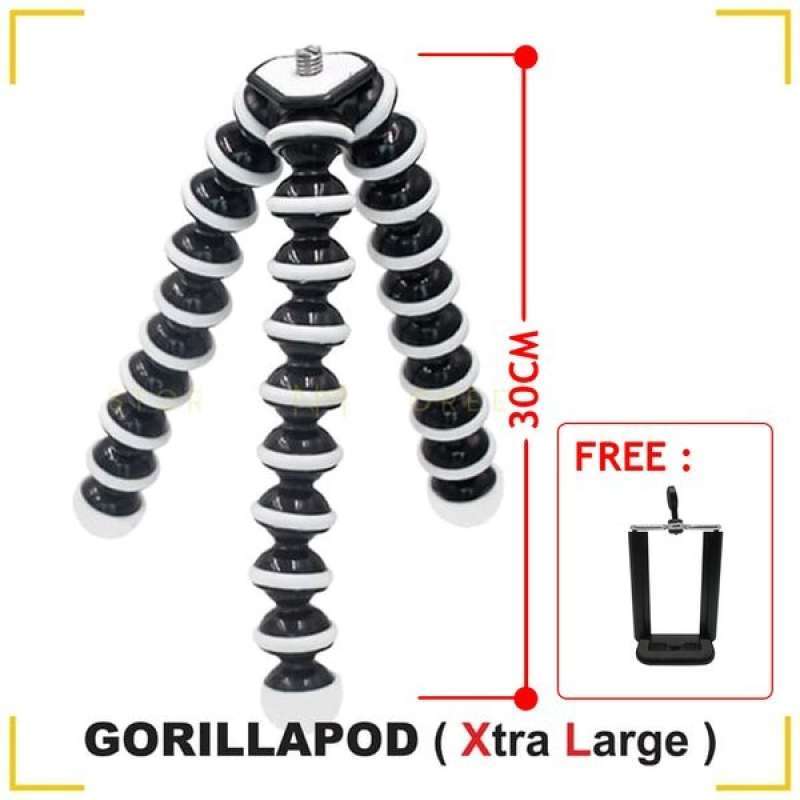 Jual TL GORILLAPOD FLEXIBLE TRIPOD EXTRA LARGE 30CM DSLR & MIRRORLESS