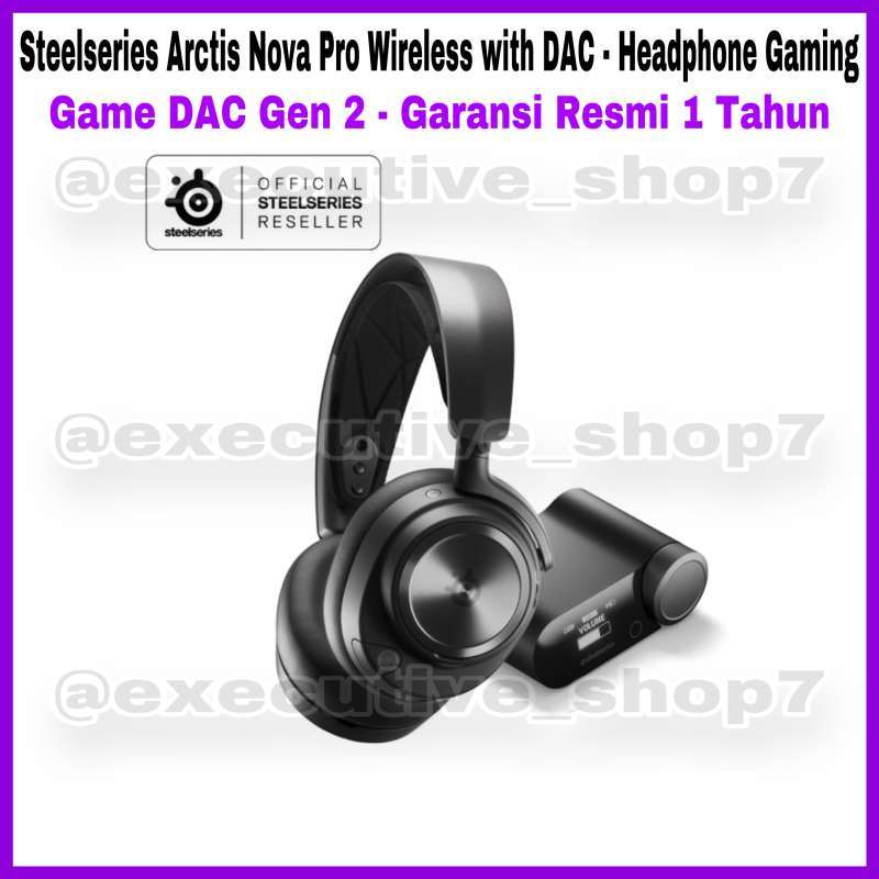 Jual Steelseries Arctis Nova Pro Wireless with DAC Headphone Gaming