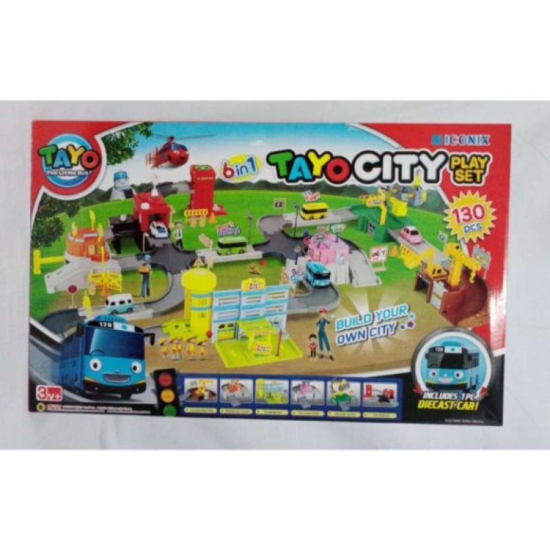 Promo Tayo The Little Bus 6in1 TYX219016 Tayo City Playset Diskon 33