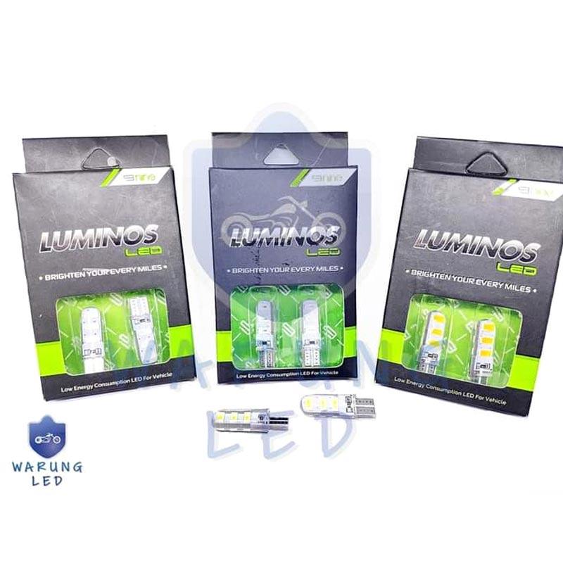 Promo Luminos 9nine Lampu LED T10 Senja Sein Lampu Plat Mundur Super