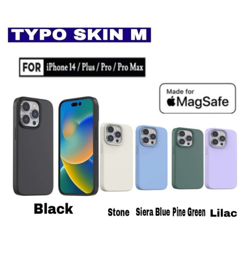 Jual Case iPhone 14 Pro Max 14 Pro ARAREE TYPO SKIN With Magsafe