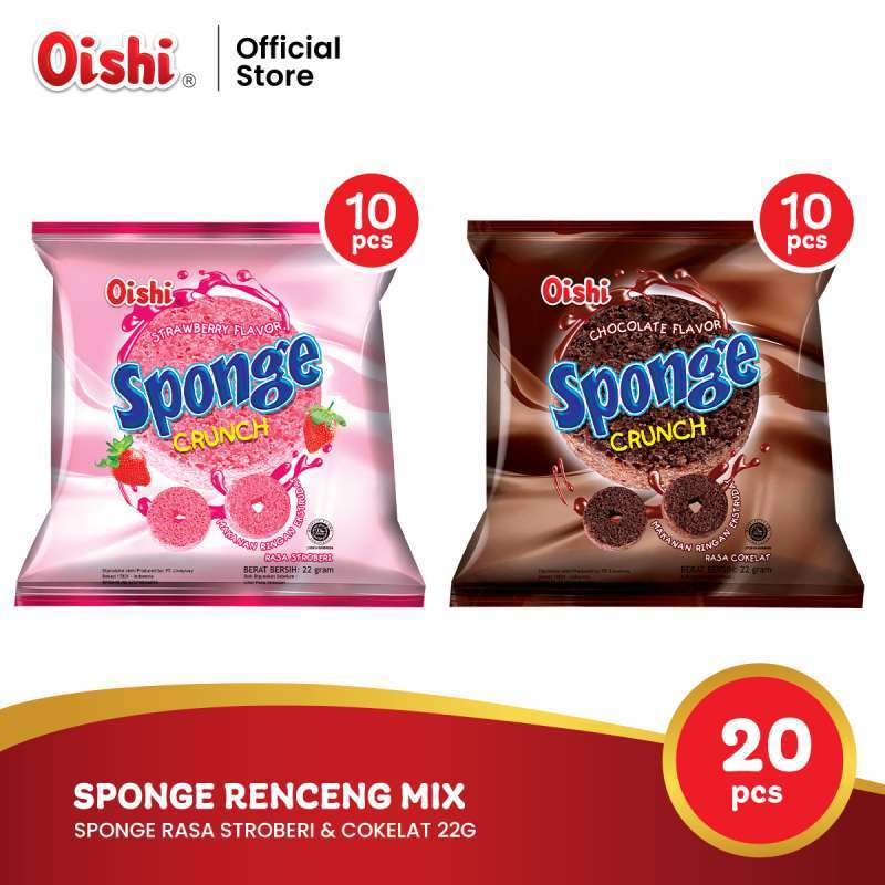 Oreo Renceng Promo Sponge Renceng Mix (isi 20pcs) Diskon 20% Di Seller Oishi Store ...