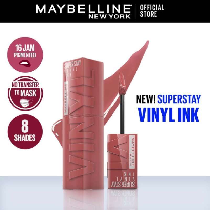 Promo Maybelline Superstay Vinyl Ink - Liquid Lipstik Diskon 16% di