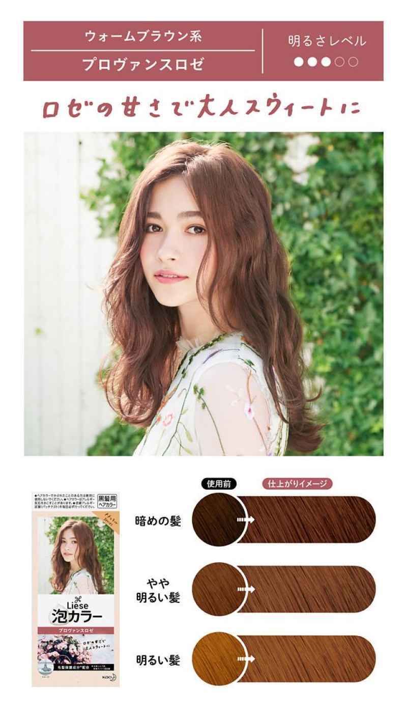 Jual Kao Liese Hair Color Bubble Natural Series Pewarna Rambut Jepang