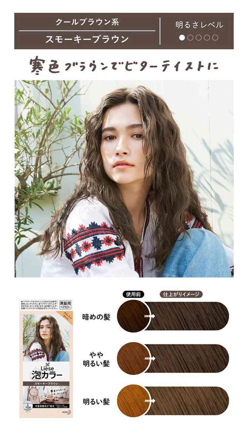 Jual Kao Liese Hair Color Bubble Natural Series Pewarna Rambut Jepang