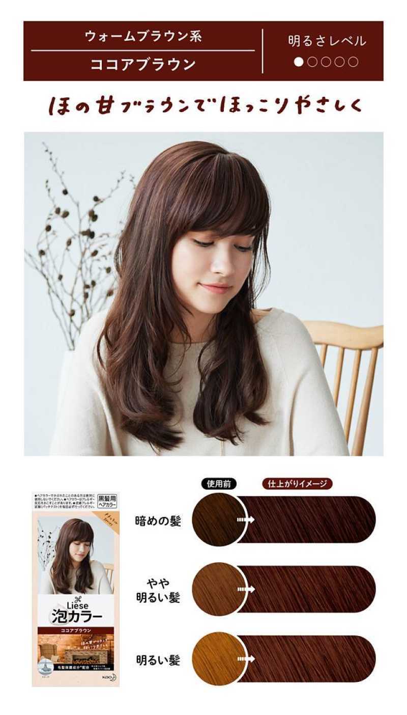 Jual Kao Liese Hair Color Bubble Natural Series Pewarna Rambut Jepang