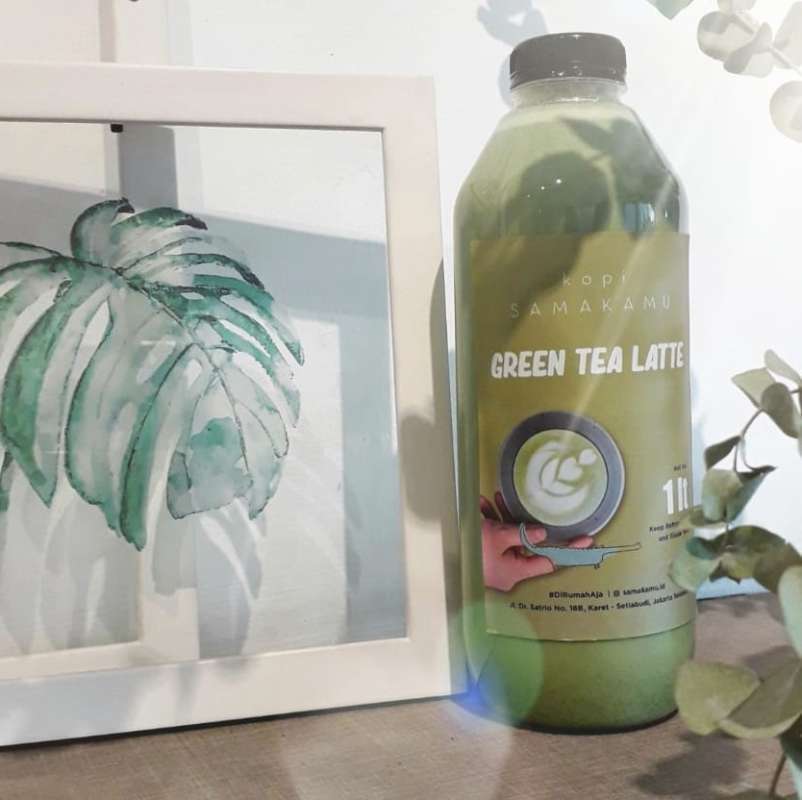 Jual Green Tea Latte Kopi Sama Kamu 1 Liter di Seller Kopisamakamu