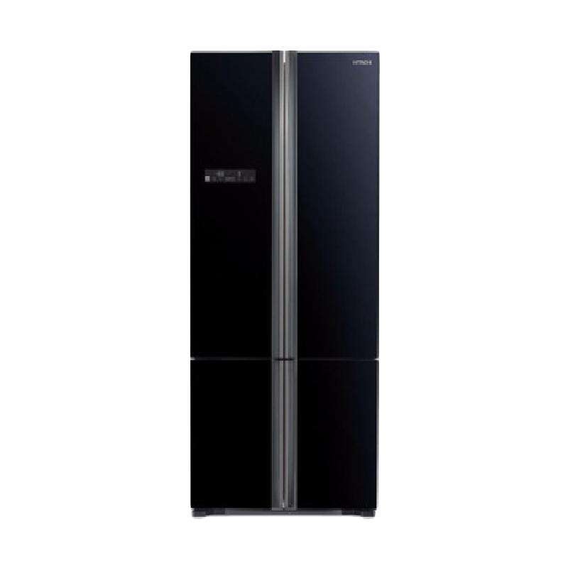Jual Hitachi RWB80PGD5 Kulkas 4 Pintu Hitam Online April