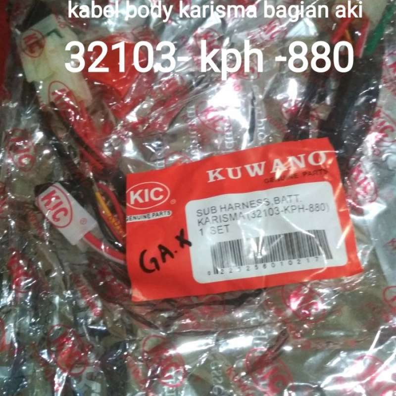 Jual kabel body karisma bagian aki merek kic di Seller Tune Up Pro