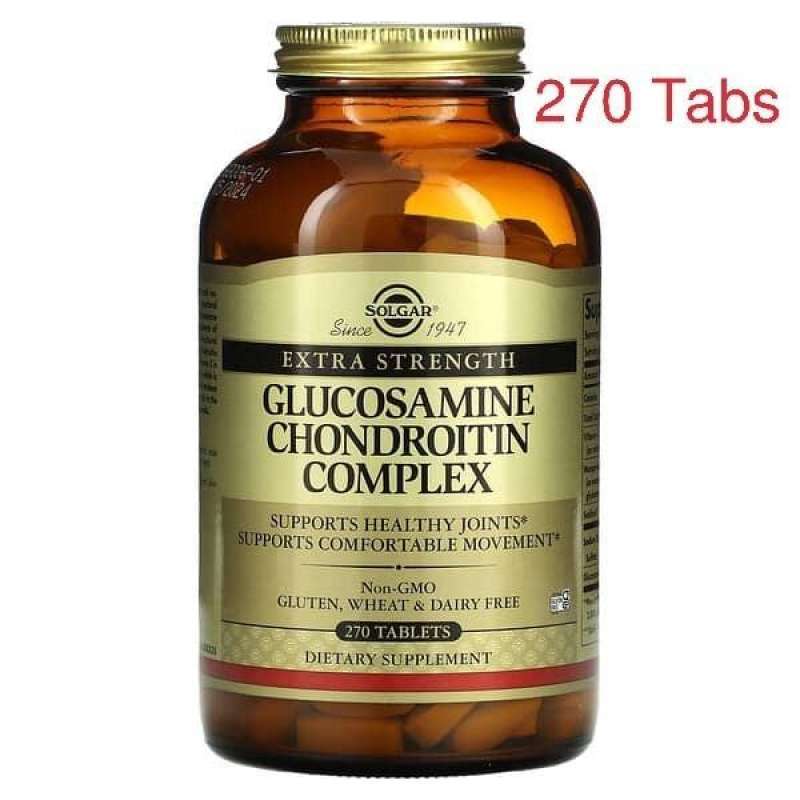 Jual Solgar Glucosamine Chondroitin Complex Extra Strength 270 Tabs di