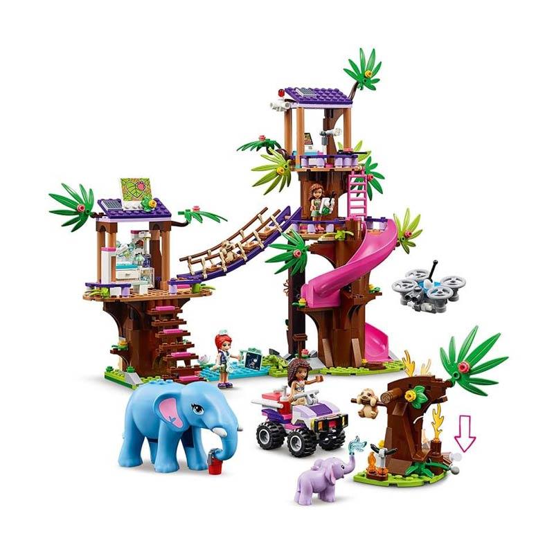 Jual Lego 41424 Friends Jungle Rescue Base Set With Treehouse Animals ...