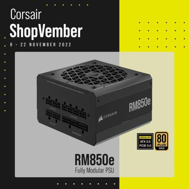 Jual Corsair RMe Series RM850e Fully Modular Low-Noise ATX Power Supply ...