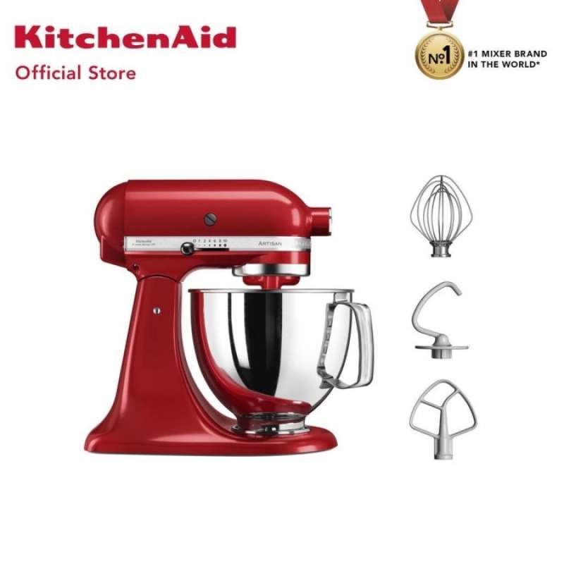 Promo Kitchenaid Artisan Series Stand Mixer 4.8 Liter Empire Red Diskon