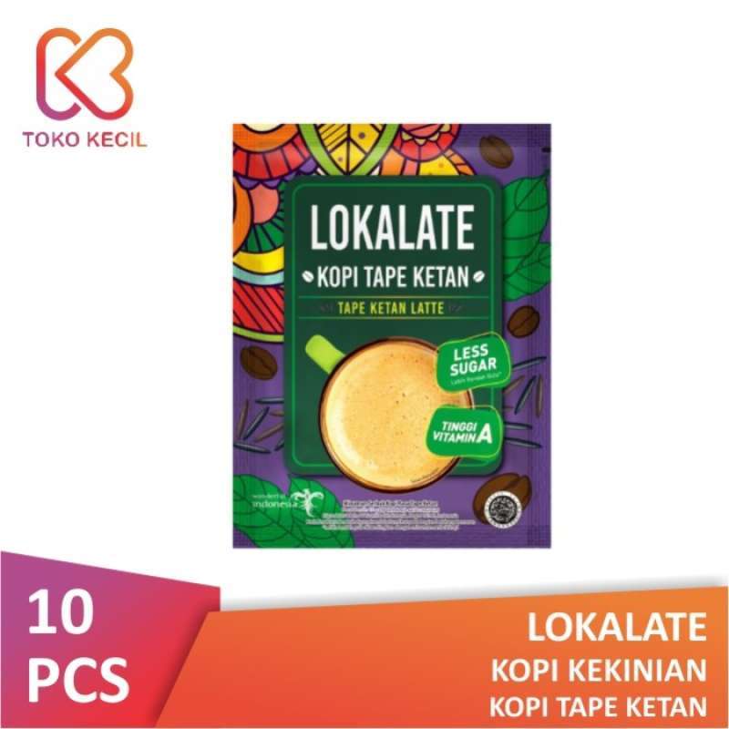 Jual Lokalate Kopi Tape Ketan (10 Sachet) di Seller Toko Kecil Kota