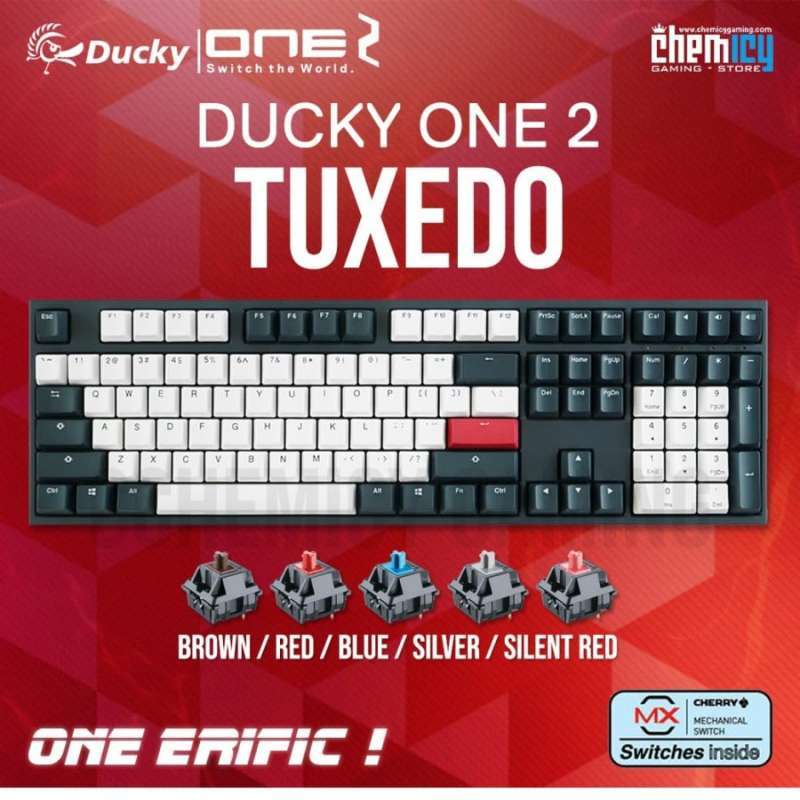Jual Ducky One 2 Tuxedo Fullsize Mechanical Keyboard Di Seller Chemicy