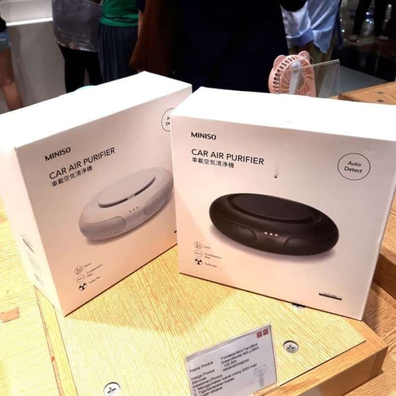 Promo Miniso Car Air Purifier Pembersih Penjernih Udara Mobil Diskon 23