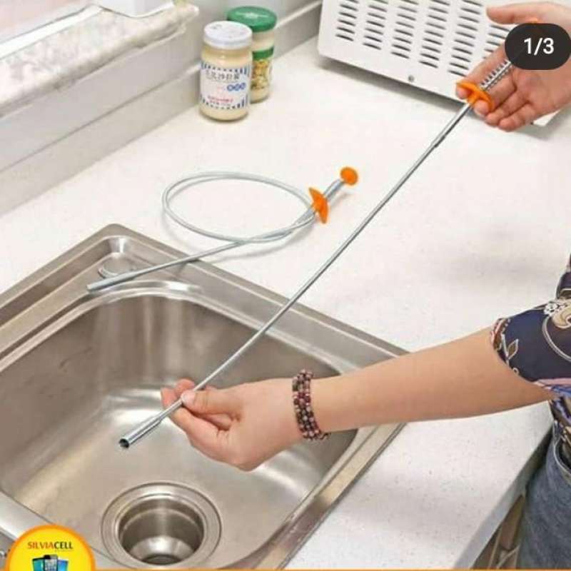Jual Dredge Kitchen Sewer Spring Pipe Dredge Tool Drain Sink Clean Alat